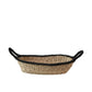 Seagrass Basket with black trim