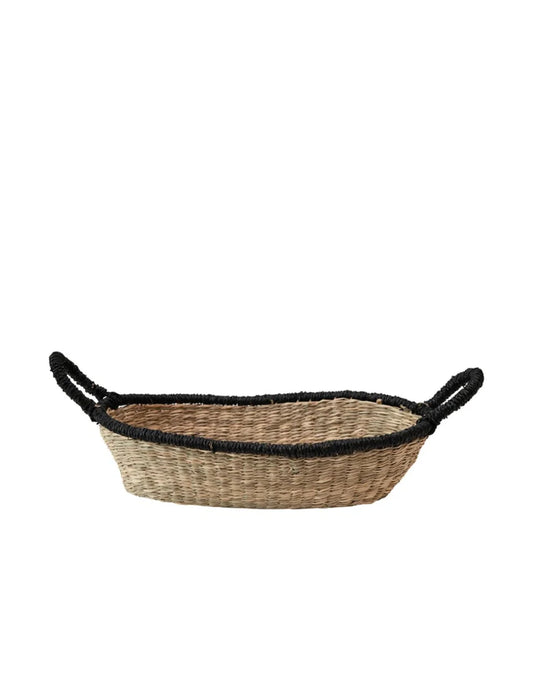 Seagrass Basket with black trim