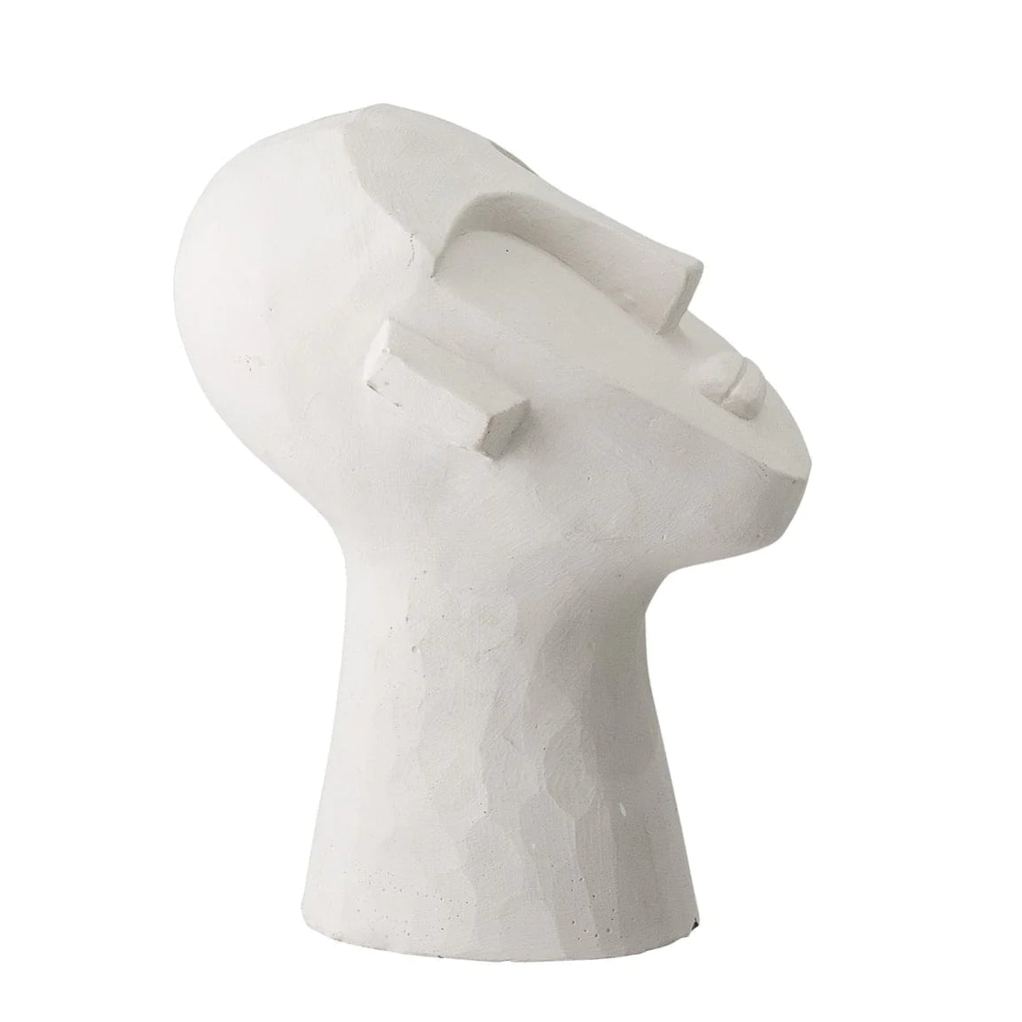 cement face sculpture