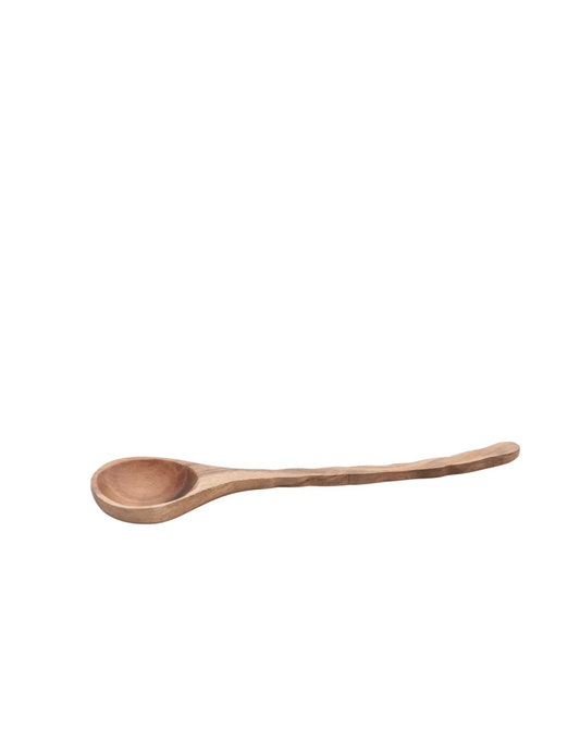 curved wooden spoon