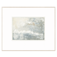 warm natural finished frame abstract art