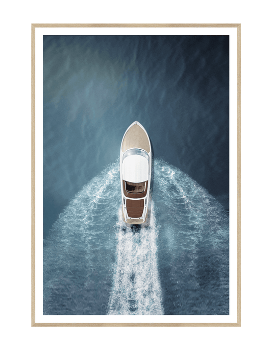 Speed boat photography artwork