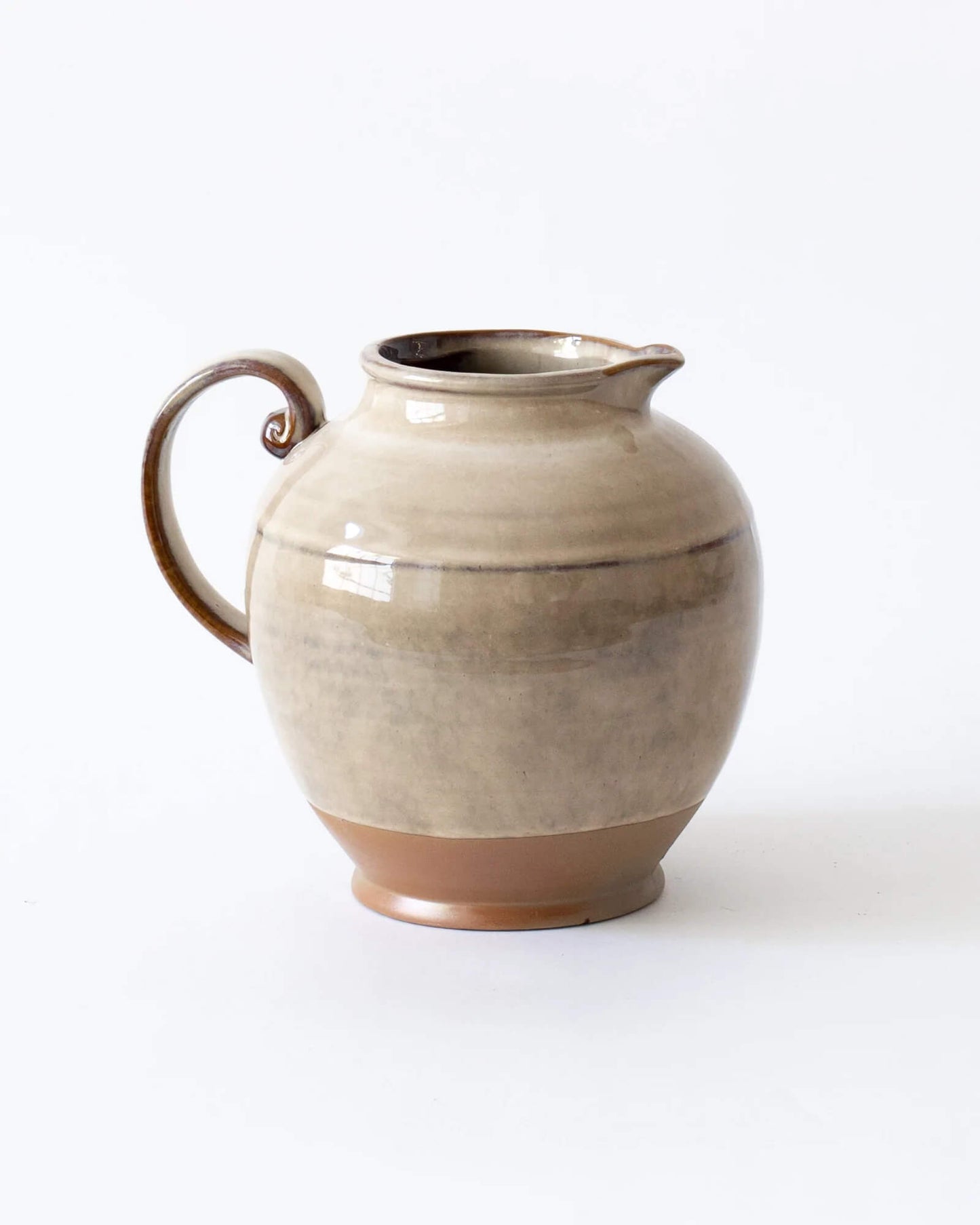 Stoneware pitcher