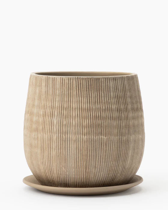 Linen Ceramic Pot