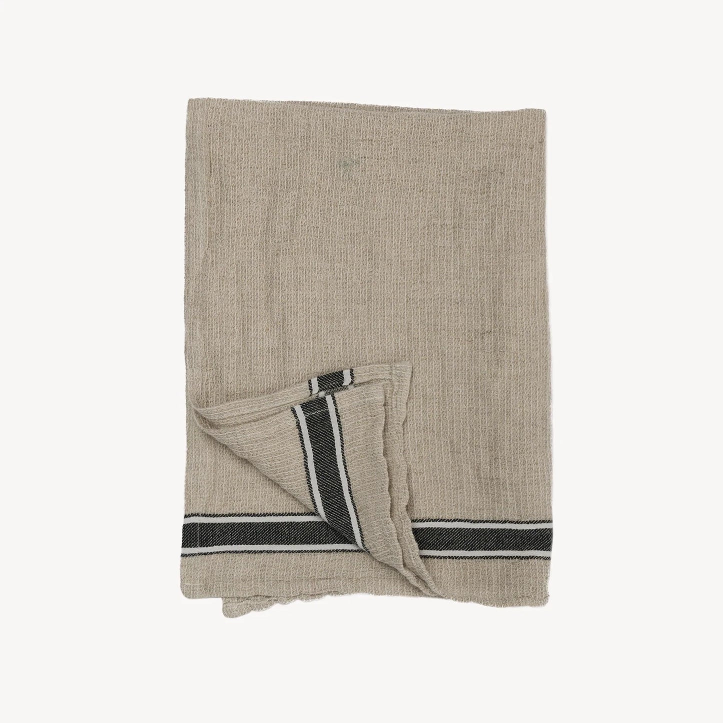 Linen Hand Towel – Black