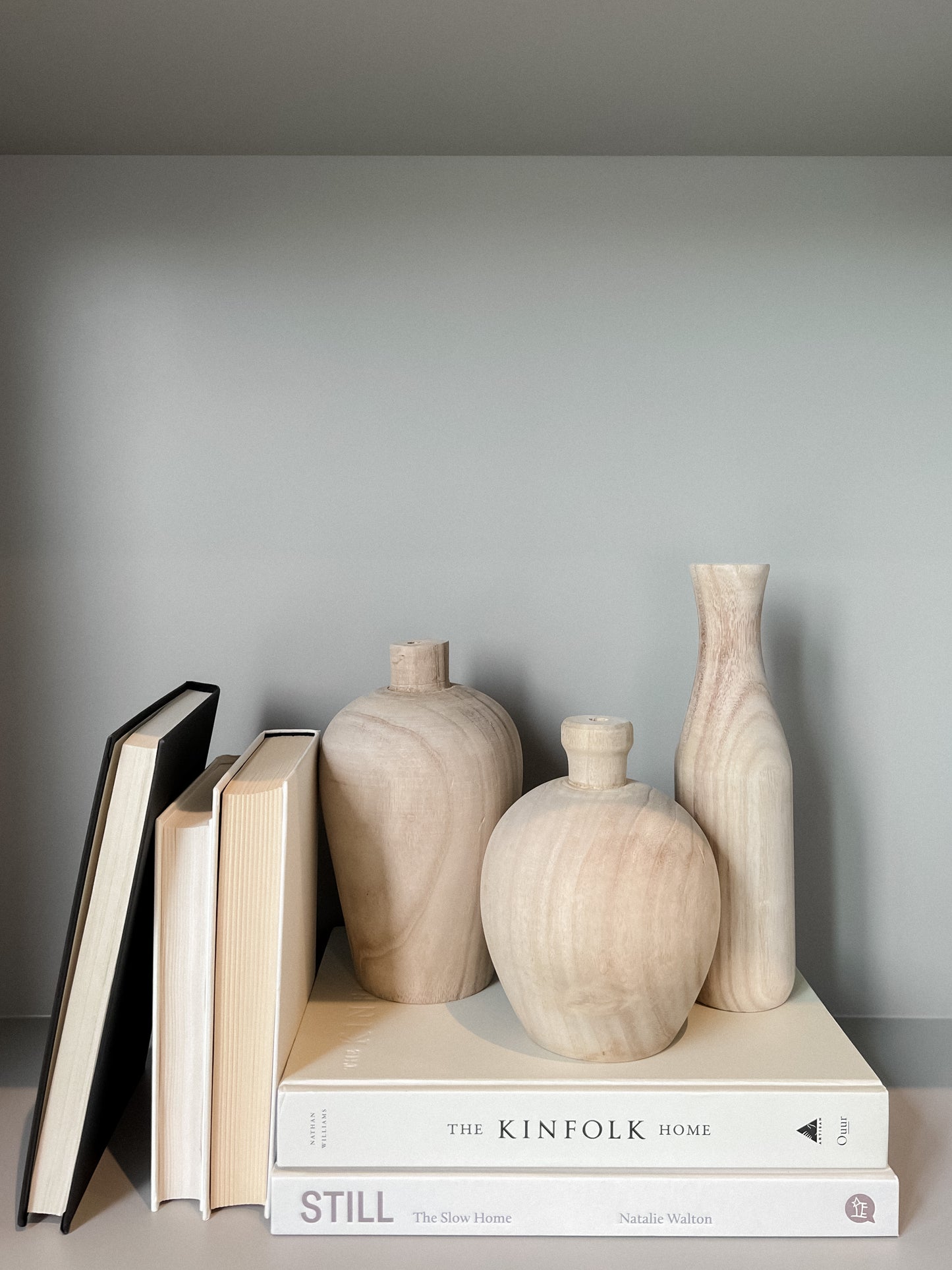 Sara Wooden Vase Set