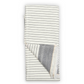 White terry hand towel in modern bathroom