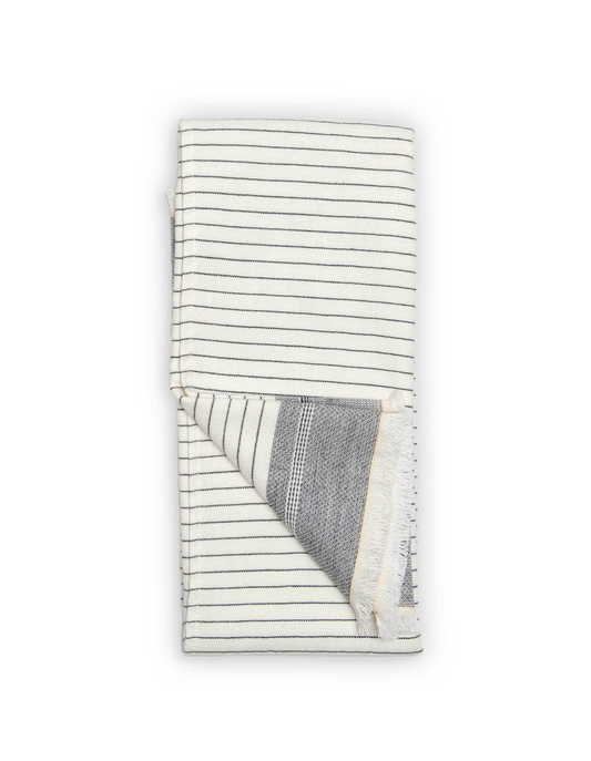 Leo Terry Hand Towel - White