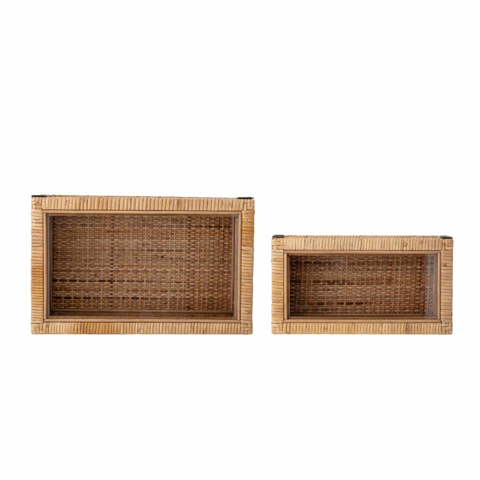 Woven Rattan Display Box